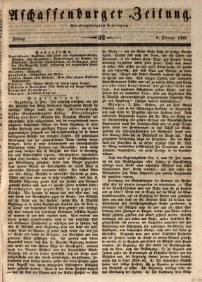 Aschaffenburger Zeitung Freitag 6. Februar 1846