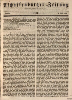 Aschaffenburger Zeitung Samstag 9. Mai 1846