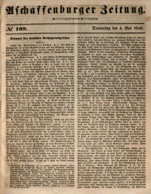 Aschaffenburger Zeitung Donnerstag 4. Mai 1848