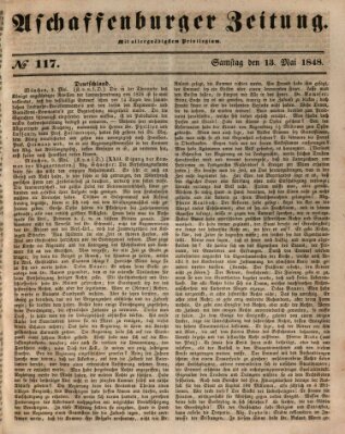 Aschaffenburger Zeitung Samstag 13. Mai 1848