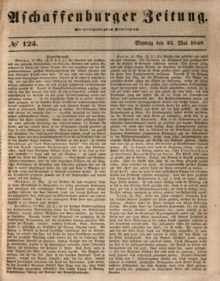 Aschaffenburger Zeitung Montag 22. Mai 1848