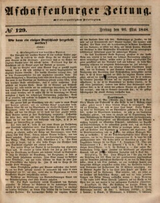 Aschaffenburger Zeitung Freitag 26. Mai 1848