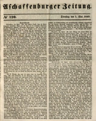 Aschaffenburger Zeitung Dienstag 1. Mai 1849