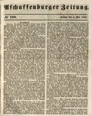 Aschaffenburger Zeitung Freitag 4. Mai 1849