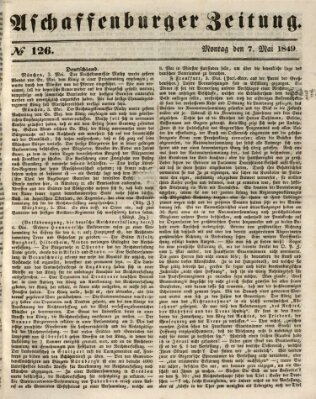 Aschaffenburger Zeitung Montag 7. Mai 1849