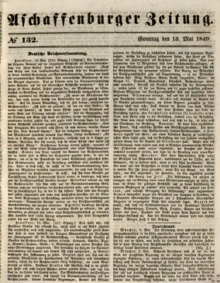 Aschaffenburger Zeitung Sonntag 13. Mai 1849