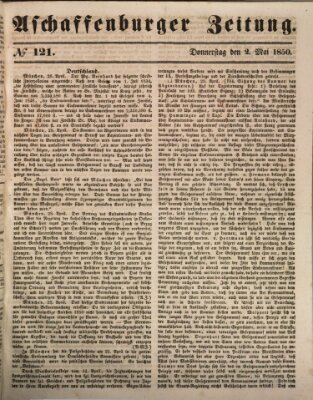 Aschaffenburger Zeitung Donnerstag 2. Mai 1850