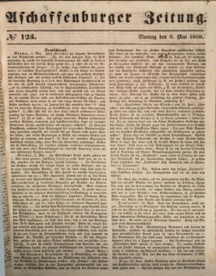 Aschaffenburger Zeitung Montag 6. Mai 1850