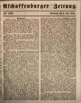 Aschaffenburger Zeitung Mittwoch 8. Mai 1850