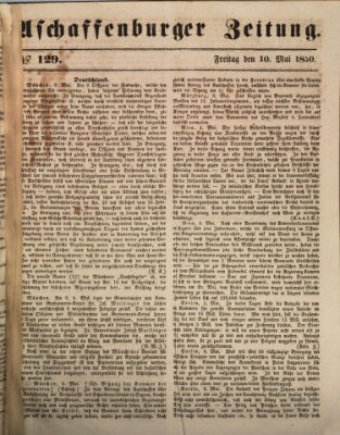 Aschaffenburger Zeitung Freitag 10. Mai 1850