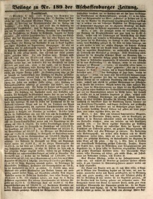 Aschaffenburger Zeitung Donnerstag 11. Juli 1850