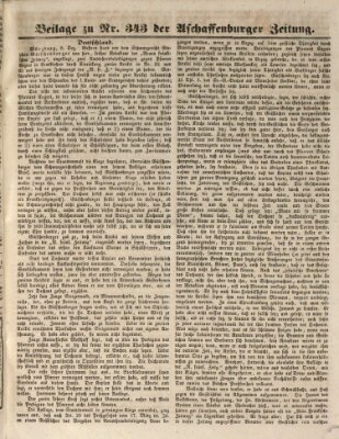 Aschaffenburger Zeitung Donnerstag 12. Dezember 1850