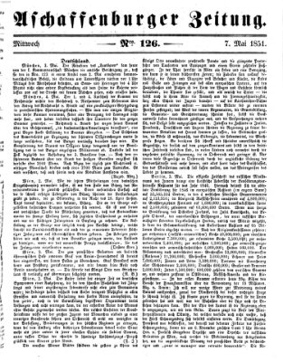 Aschaffenburger Zeitung Mittwoch 7. Mai 1851