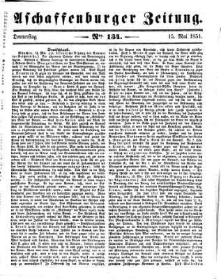 Aschaffenburger Zeitung Donnerstag 15. Mai 1851