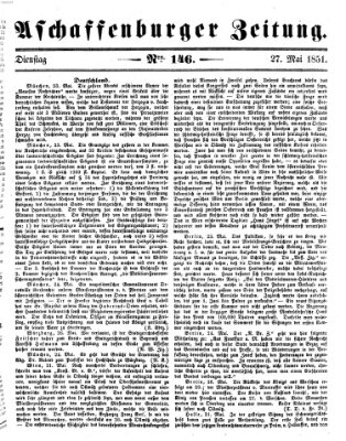 Aschaffenburger Zeitung Dienstag 27. Mai 1851