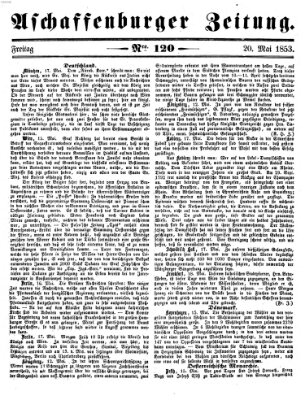 Aschaffenburger Zeitung Freitag 20. Mai 1853