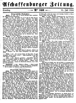 Aschaffenburger Zeitung Samstag 15. Juli 1854