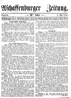 Aschaffenburger Zeitung Mittwoch 2. Mai 1855