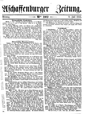 Aschaffenburger Zeitung Montag 9. Juli 1855