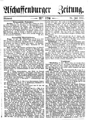 Aschaffenburger Zeitung Mittwoch 25. Juli 1855