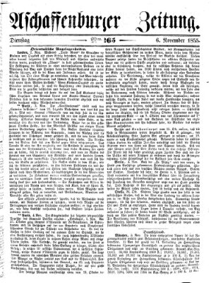 Aschaffenburger Zeitung Dienstag 6. November 1855