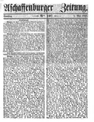 Aschaffenburger Zeitung Samstag 3. Mai 1856