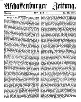 Aschaffenburger Zeitung Montag 12. Mai 1856