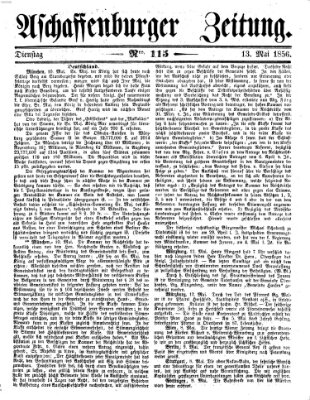 Aschaffenburger Zeitung Dienstag 13. Mai 1856