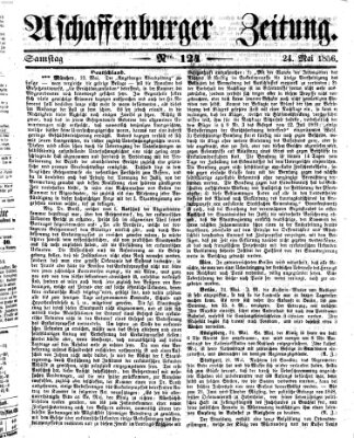 Aschaffenburger Zeitung Samstag 24. Mai 1856