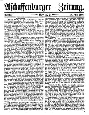 Aschaffenburger Zeitung Samstag 19. Juli 1856