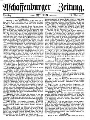 Aschaffenburger Zeitung Dienstag 19. Mai 1857