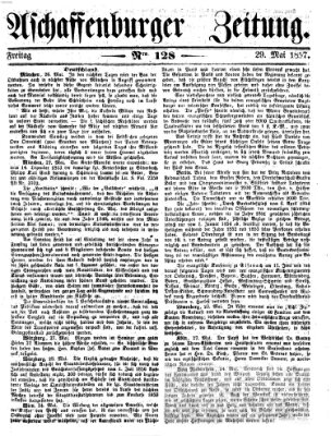 Aschaffenburger Zeitung Freitag 29. Mai 1857