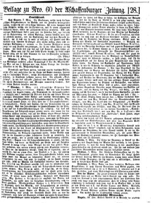 Aschaffenburger Zeitung Freitag 11. März 1859