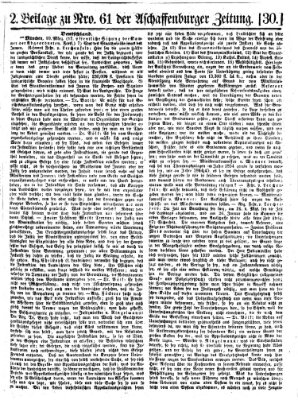 Aschaffenburger Zeitung Samstag 12. März 1859