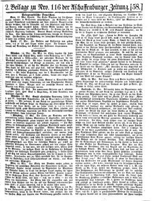 Aschaffenburger Zeitung Dienstag 17. Mai 1859