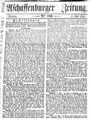 Aschaffenburger Zeitung Dienstag 31. Mai 1859