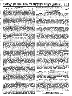 Aschaffenburger Zeitung Dienstag 7. Juni 1859