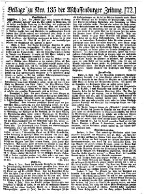 Aschaffenburger Zeitung Mittwoch 8. Juni 1859