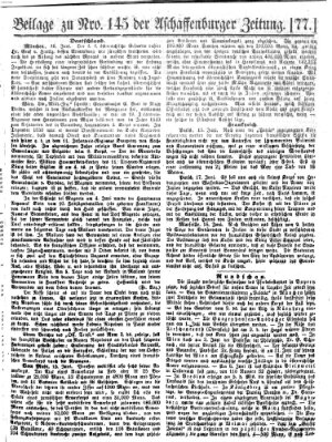 Aschaffenburger Zeitung Montag 20. Juni 1859