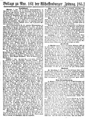 Aschaffenburger Zeitung Samstag 9. Juli 1859