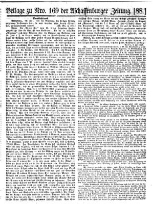 Aschaffenburger Zeitung Dienstag 19. Juli 1859