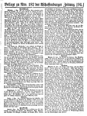 Aschaffenburger Zeitung Mittwoch 3. August 1859