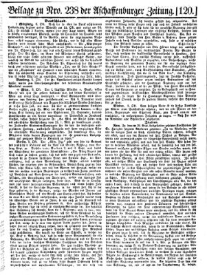 Aschaffenburger Zeitung Freitag 7. Oktober 1859