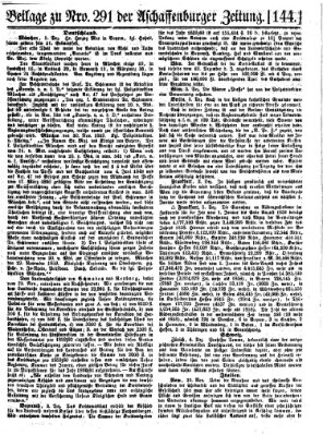 Aschaffenburger Zeitung Mittwoch 7. Dezember 1859