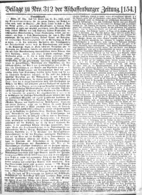 Aschaffenburger Zeitung Samstag 31. Dezember 1859