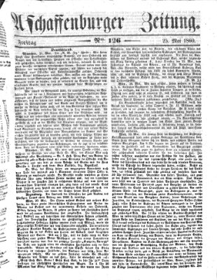 Aschaffenburger Zeitung Freitag 25. Mai 1860