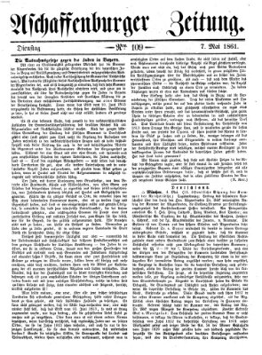 Aschaffenburger Zeitung Dienstag 7. Mai 1861