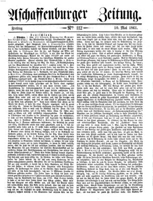 Aschaffenburger Zeitung Freitag 10. Mai 1861