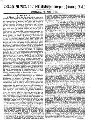 Aschaffenburger Zeitung Donnerstag 16. Mai 1861