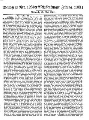 Aschaffenburger Zeitung Mittwoch 29. Mai 1861